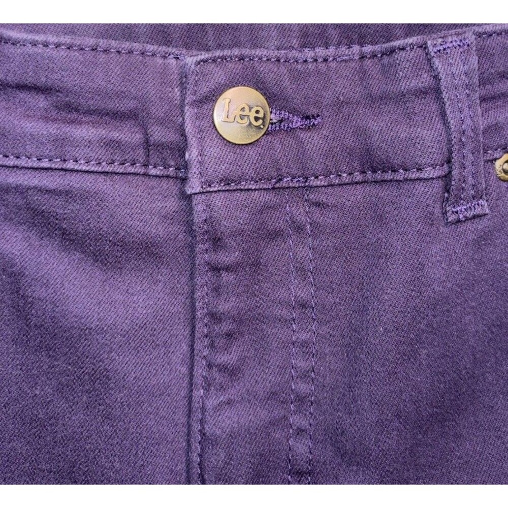 Lee Sculpting Slim Fit Skinny Leg Jeans - Deep Purple Women’s Size 16M - Picture 2 of 9
